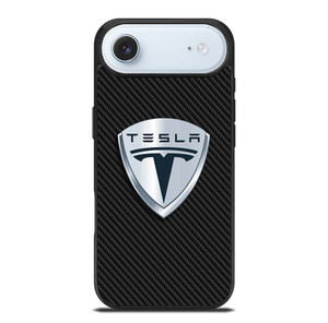 TESLA MOTORS EMBLEM CARBON iPhone Air Case Cover