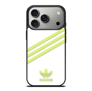 ADIDAS ORIGINALS STRIPES WHITE YELLOW iPhone 17 Pro Case Cover