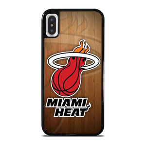 MIAMI HEAT WOODEN LOGO NBA : iPhone X / XS Case Cover MIAMI HEAT WOODEN LOGO NBA : iPhone X / XS Case Cover