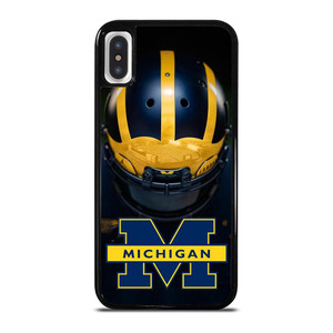 MICHIGAN WOLVERINES HELMET : iPhone X / XS Case Cover MICHIGAN WOLVERINES HELMET : iPhone X / XS Case Cover