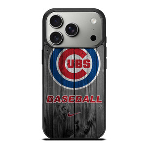 CHICAGO CUBS WOODEN LOGO iPhone 17 Pro Case Cover