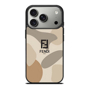 FENDI ROMA LOGO CAMO iPhone 17 Pro Case Cover