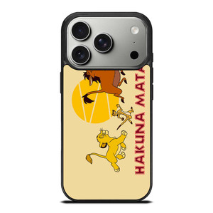 HAKUNA MATATA LION KING Disney iPhone 17 Pro Case Cover