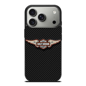 HARLEY DAVIDSON LOGO MOTORCYCLES COMPANY CARBON iPhone 17 Pro Case Cover
