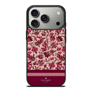 KATE SPADE NEW YORK RED FLORAL iPhone 17 Pro Case Cover