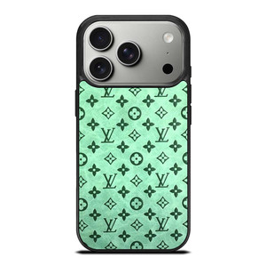 LOUIS VUITTON LOGO GREEN ICON PATTERN iPhone 17 Pro Case Cover