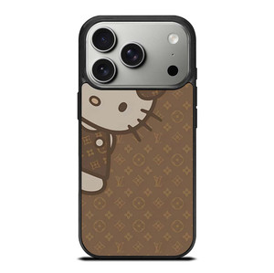 LOUIS VUITTON LV PATTERN LOGO HELLO KITTY iPhone 17 Pro Case Cover