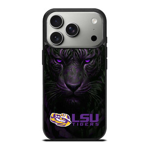 LSU TIGERS LOGO UNIVERSITY FOOTBALL TEAM ICON iPhone 17 Pro Case Cover