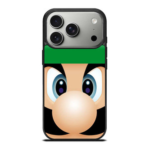 LUIGI SUPER MARIO FACE iPhone 17 Pro Case Cover