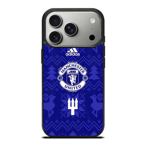 MANCHESTER UNITED FC LOGO FOOTBALL BLUE ICON iPhone 17 Pro Case Cover