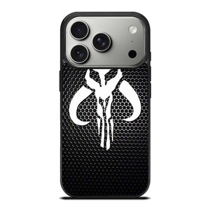 MANDALORIAN METAL CARBON LOGO iPhone 17 Pro Case Cover