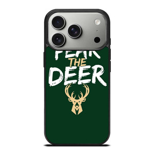 MILWAUKEE BUCKS LOGO BASEBALL FEAR THE DEER iPhone 17 Pro Case Cover