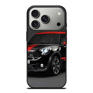 MINI COOPER CAR BLACK iPhone 17 Pro Case Cover