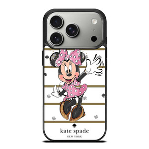 MINNIE MOUSE DISNEY KATE SPADE NEW YORK LOGO iPhone 17 Pro Case Cover