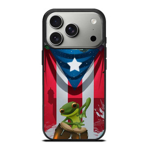 PUERTO RICO FROG FLAG iPhone 17 Pro Case Cover