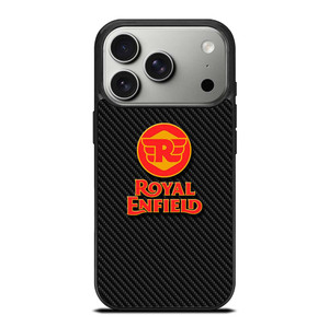 ROYAL ENFIELD MODERN LOGO CARBON iPhone 17 Pro Case Cover