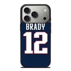 TOM BRADY NEW ENGLAND PATRIOTS 12 JERSEY iPhone 17 Pro Case Cover