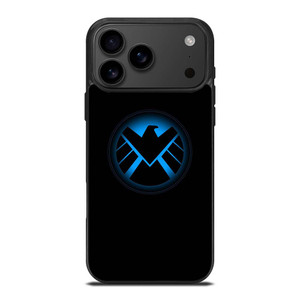 AGENTS OF SHIELD MARVEL LOGO BLUE iPhone 17 Pro Max Case Cover
