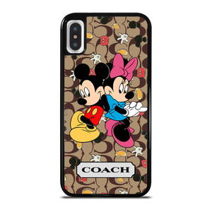 COACH MICKEY MINNIE MOUSE LOVE iPhone X / XS Case Cover