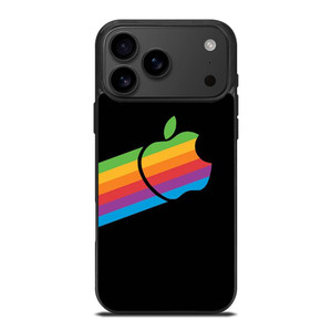 APPLE RETRO DESIGN BLACK iPhone 17 Pro Max Case Cover
