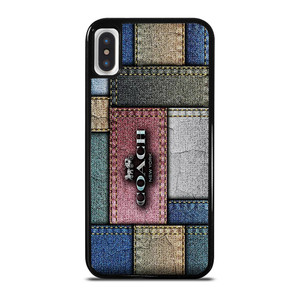 COACH NEW YORK LOGO JEANS  iPhone X / XS Case Cover