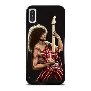 EDDIE VAN HALEN AND GUITAR iPhone X / XS Case Cover EDDIE VAN HALEN AND GUITAR iPhone X / XS Case Cover
