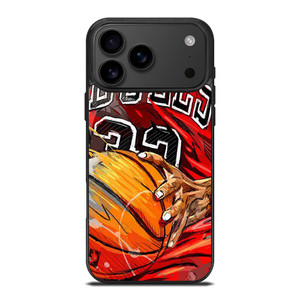 CHICAGO BULLS TEAM BASKETBALL ART iPhone 17 Pro Max Case Cover