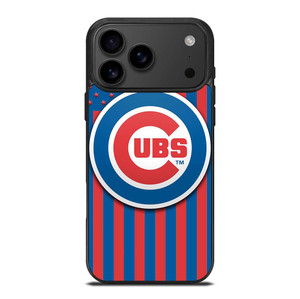 CHICAGO CUBS LOGO BASEBALL TEAM USA FLAG iPhone 17 Pro Max Case Cover