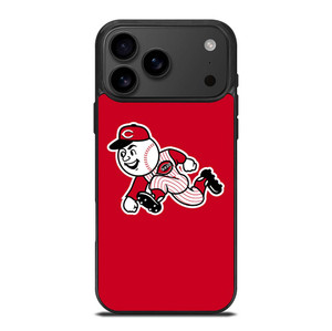 CINCINNATI REDS MASCOT MLB BASEBALL TEAM LOGO iPhone 17 Pro Max Case Cover