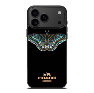 COACH NEW YORK DIAMOND BUTTERFLY iPhone 17 Pro Max Case Cover