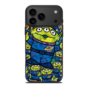 DISNEY TOY STORY ALIEN ART GLASS iPhone 17 Pro Max Case Cover