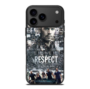 FAST FURIOUS 7 PAUL WALKER iPhone 17 Pro Max Case Cover