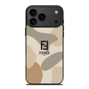 FENDI ROMA LOGO CAMO iPhone 17 Pro Max Case Cover