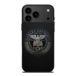 HARLEY DAVIDSON MOTORCYCLES COMPANY CARBON LOGO iPhone 17 Pro Max Case Cover