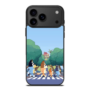 HEELERS FAMILY BLUEY CARTOON ABBEY ROAD iPhone 17 Pro Max Case Cover