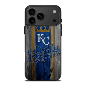 KANSAS CITY ROYALS WOODEN ICON iPhone 17 Pro Max Case Cover