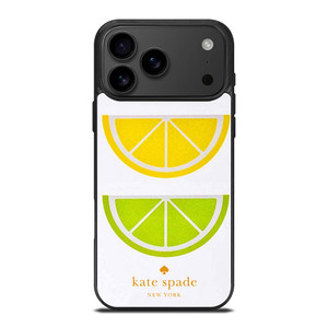 KATE SPADE NEW YORK LOGO COLORFUL LEMON ICON iPhone 17 Pro Max Case Cover