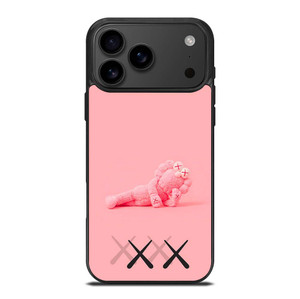 KAWS PINK LOGO MASCOT iPhone 17 Pro Max Case Cover