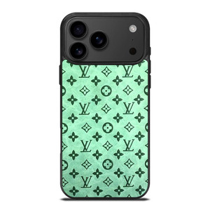 LOUIS VUITTON LOGO GREEN ICON PATTERN iPhone 17 Pro Max Case Cover