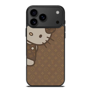 LOUIS VUITTON LV PATTERN LOGO HELLO KITTY iPhone 17 Pro Max Case Cover