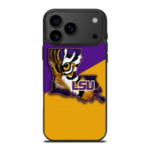 LSU TIGERS LOGO LOUSIANA STATE UNIVERSITY BASKETBALL iPhone 17 Pro Max Case Cover
