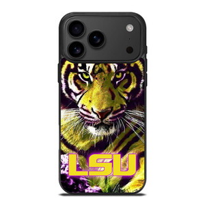 LSU TIGERS LOUISIANA STATE UNIVERSITY FOOTBALL LOGO iPhone 17 Pro Max Case Cover
