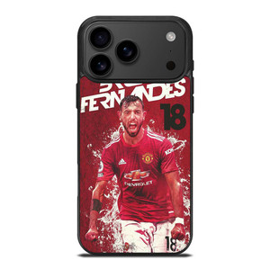 MANCHESTER UNITED BRUNO FERNANDES iPhone 17 Pro Max Case Cover