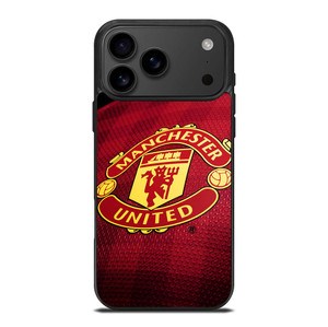 MANCHESTER UNITED LOGO JERSEY iPhone 17 Pro Max Case Cover