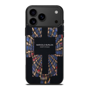 MARCELO BURLON COUNTY OF MILAN LOGO iPhone 17 Pro Max Case Cover
