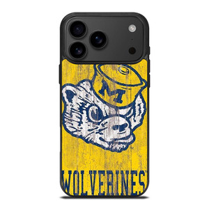 MICHIGAN WOLVERINES FOOTBALL UNIVERSITY ICON iPhone 17 Pro Max Case Cover