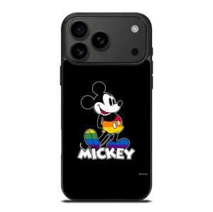 MICKEY MOUSE CARTOON BLACK DISNEY iPhone 17 Pro Max Case Cover