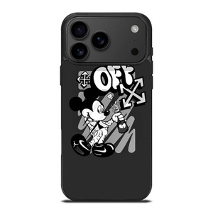 MICKEY MOUSE OFF WHITE LOGO iPhone 17 Pro Max Case Cover