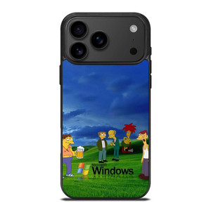 MICROSOFT WINDOWS THE SIMPSONS iPhone 17 Pro Max Case Cover