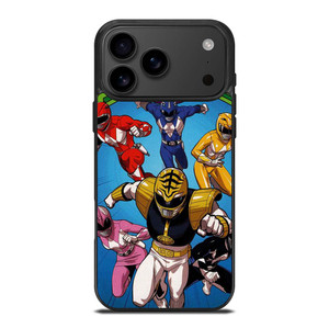 MIGHTY MORPHIN POWER RANGERS CARTOON iPhone 17 Pro Max Case Cover
